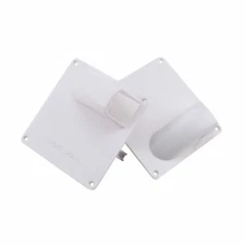 1 Pair White Plastic Servo Covering Plate Cover Board For RC Fixed Wing Airplane