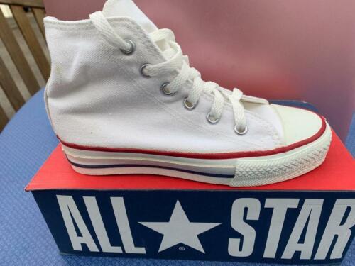 Vintage Anaconda Sports Shoes White Canvas Hi Top Converse