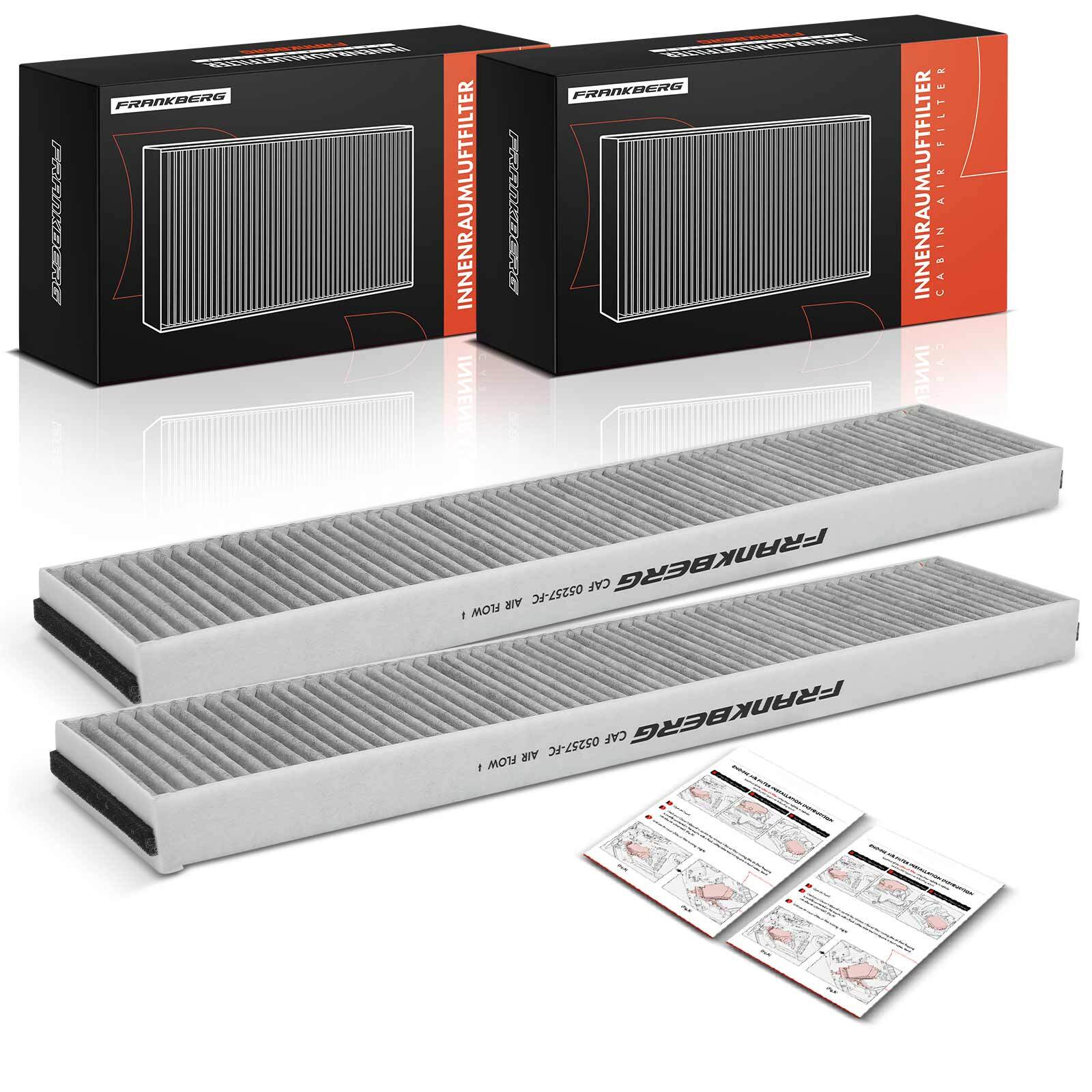 FRANKBERG 2x Cabin Air Filter for Ford Mondeo Mk III 1993-2000 Cougar 1998-2001