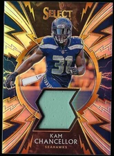 Kam Chancellor 2020 Panini Select Player Worn / Used Jersey Patch /99 #1