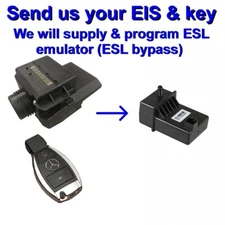 Mercedes W204 W207 W212 X204 ESL ELECTRONIC STEERING LOCK EMULATOR PROGRAMMING