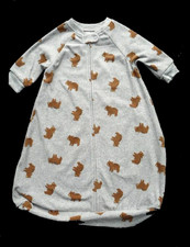 Boys NWOT Carters Simple Joys Brown Bears Gray Sleep Sack 0 3 mos. NEW
