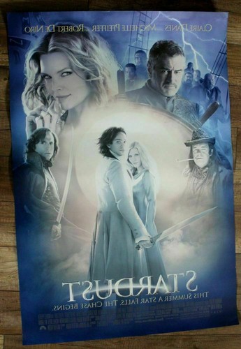 Stardust 2007 Cox Danes Pheiffer DeNiro Gervais Neil Gaiman ein Blatt Poster - Bild 2 von 7