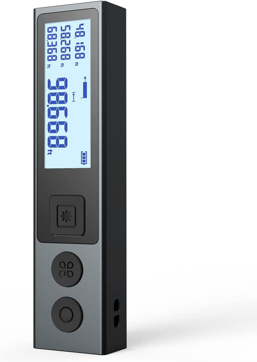 Mini Metro Laser in Alluminio 40m - Strumento di Misura Digitale USB