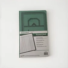 Boorum & Pease Record/Account Book Journal Rule Blue 150 Pages 12 1/8 x 7 5/8