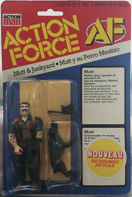 VINTAGE GI JOE ARAH 1983 MUTT JUNKYARD MOC FRENCH PALITOY ACTION