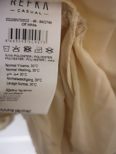 Refka Casual Top Dress Midi. Size 18 UK Beige - Picture 6 of 7
