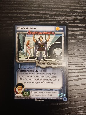 Score Dragonball Z CCG Who's da Man! Limited LP