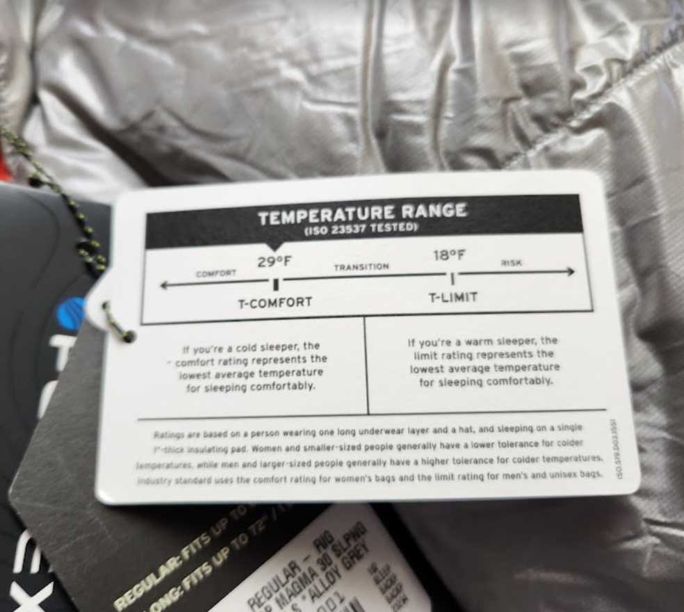 New women's REI Co-op Magma 30 Sleeping Bag / Regular Right