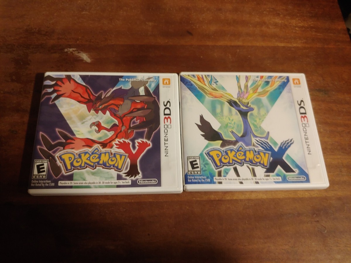 ポケモンX、Y、アルファサファイア　8本セット Pokemon X & Y- Original Cases - NO INSERTS - NO GAMES - Some Shelf