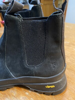 Mens frye krover with vibram soles 9 black | eBay