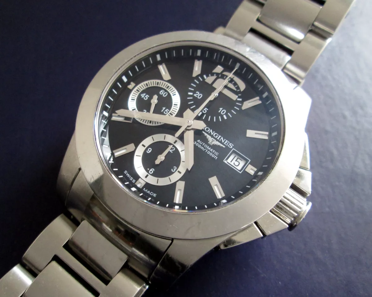 calcium Geschiktheid maat Longines Conquest L2.663.4 EFC Mechanical Automatic Chronograph 300m Men's Watch | eBay calcium Geschiktheid maat Longines Conquest L2.663.4 EFC Mechanical Automatic Chronograph 300m Men's Watch | eBay