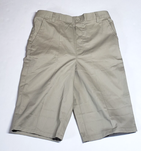 Lot of 2 French Toast Boy's Uniform Pull-On Shorts, Khaki and Black, Size 18 - Picture 6 of 24