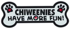 Dog Bone Shaped Magnets: Chiweenies Have More Fun! | Cars, Trucks, Mailboxes
