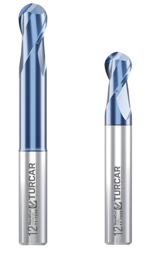 VHM Radiusfräser, Überlang, Standard Ø 3/4/6/8/10/12 mm, Z=2 HardCut® Vollradius - Bild 2 von 9