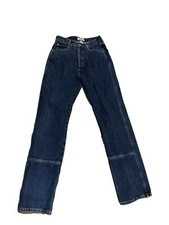 Guess Jeans Pascal Green Triangle Dark Indigo Button Fly Denim 90s Vintage 30x34