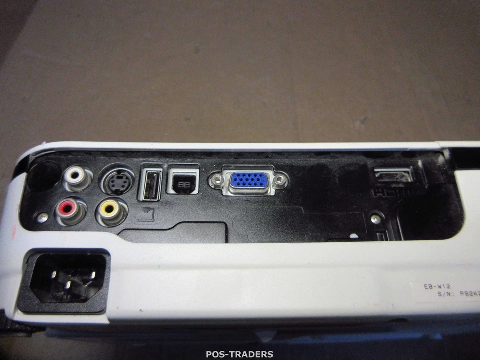 Epson EB-W12 Projector Beamer WXGA 2800 LUMENS HDMI 3LCD- No remote - 1999 HOURS - Bild 2 von 3