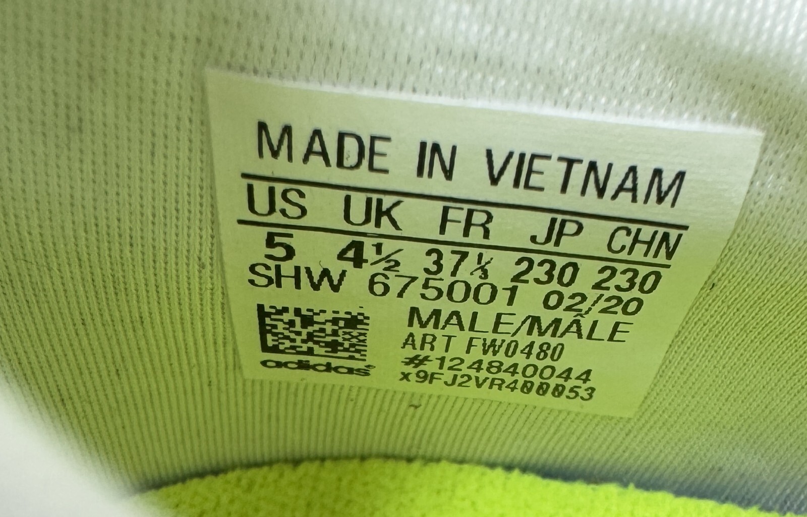 Adidas ZX 2K Boost Men's Sneakers Size 5 White Yellow  Athletic Shoes FW0480 thumbnail 9