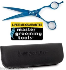 Master Grooming Tools PRO TITANIUM 6 1/2" CURVED SHEARS SCISSORS Pet Dog Cat*NEW