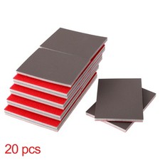20 Pcs 3.94"x2.95" P4000 Sanding Sponge Fine Sanding Pads Washable and Reusable