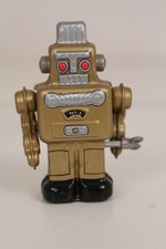 Smoking Robot YONEZAWA Blechspielzeug Wind-Up Roboter mechanisch Japan vintage