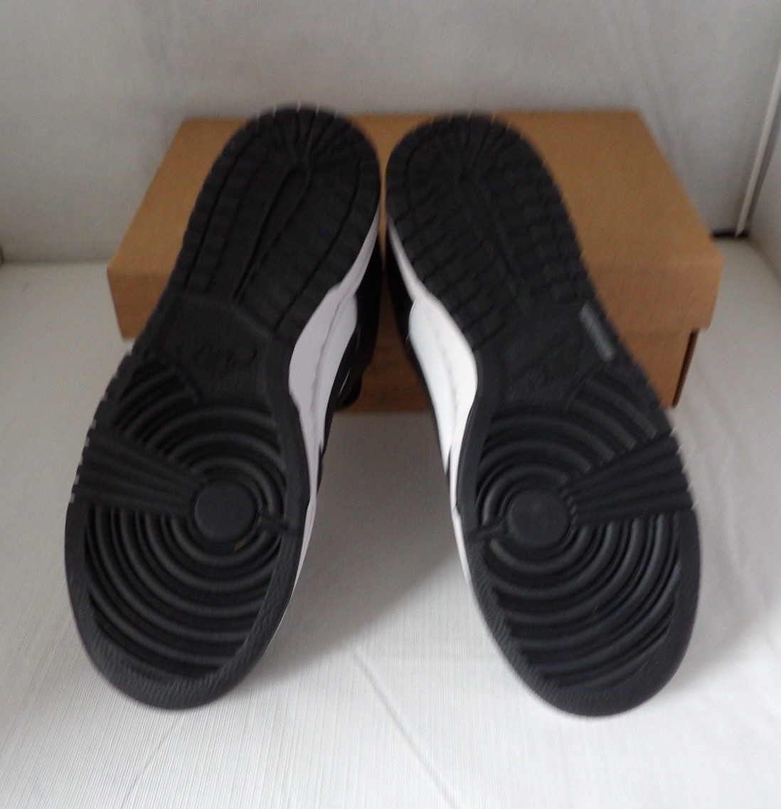 NWOB Authentic NIKE DUNK LOW "PANDA" B & W Leather Women's Size 9 M Men's 7.5 M thumbnail 14