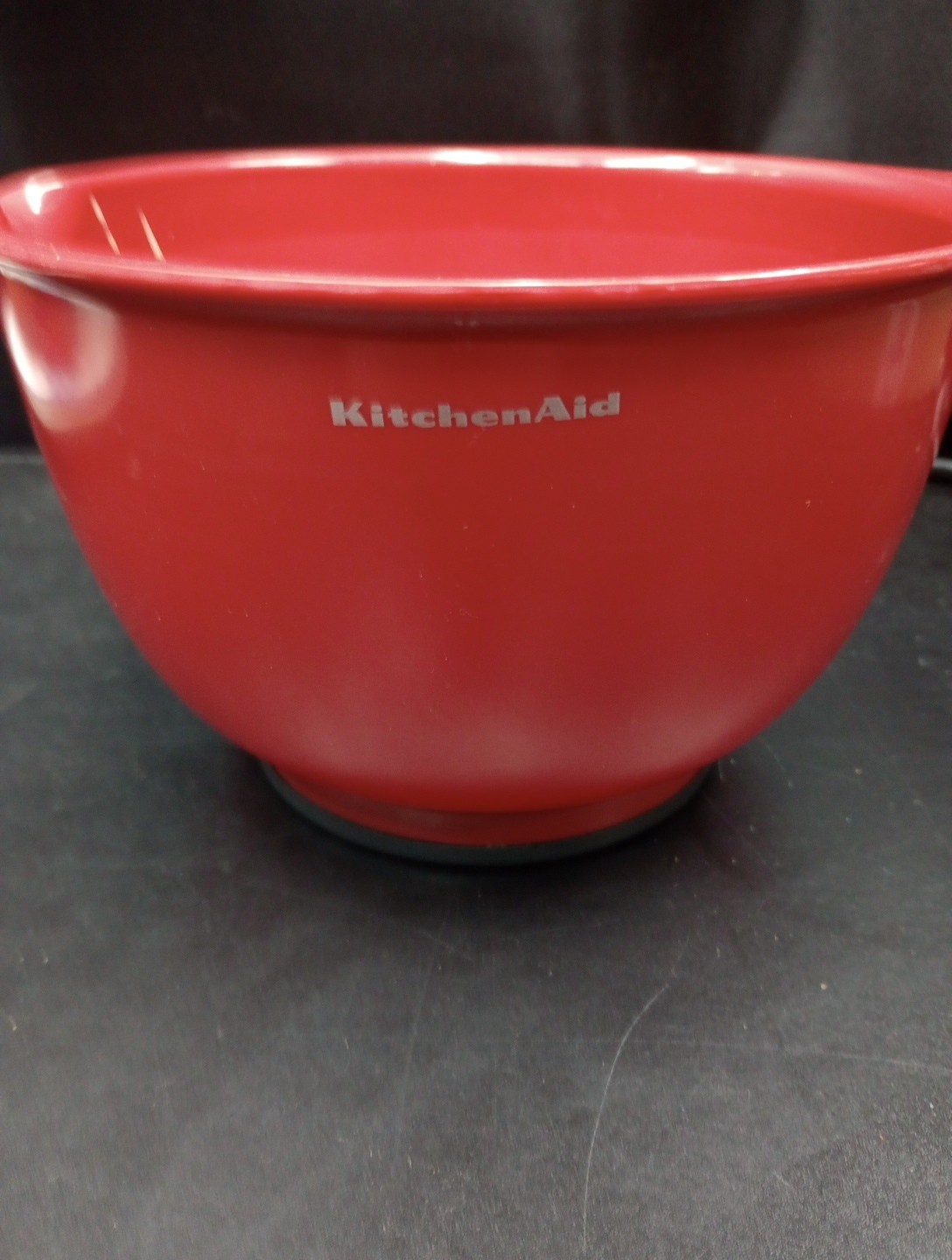 Kitchen Aid 2.5 Quart Pistachio RED Heavy Plastic Mixing Bowl