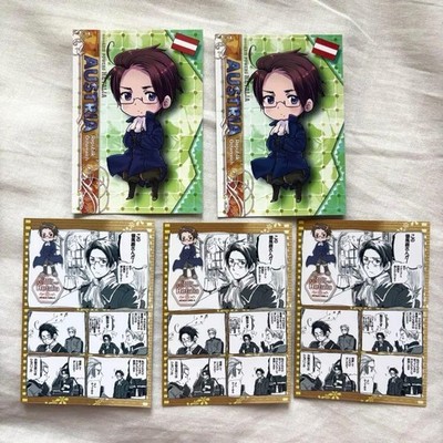 [First edition] Hetalia Austria character card set 5 pieces