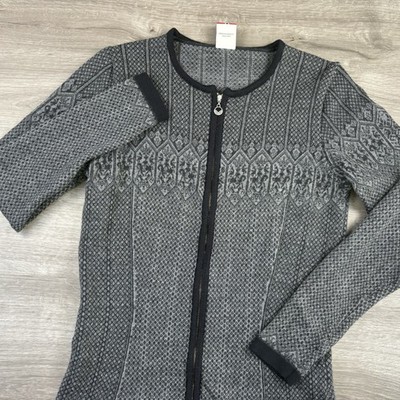 DALE OF NORWAY Women's Size Large Full Zip Sweater Jacket Long Sleeve N-5721