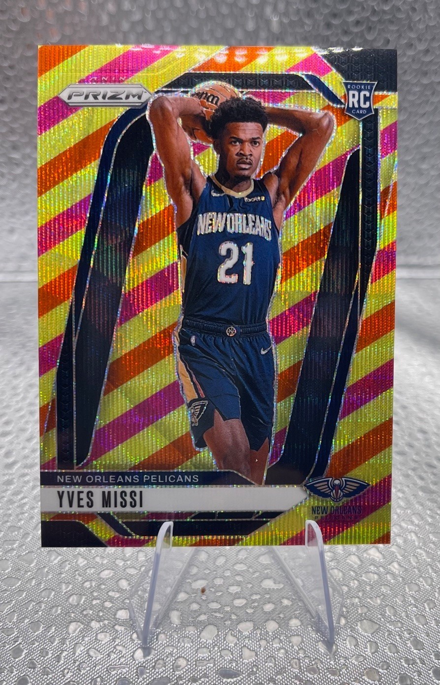 2024-25 Panini Prizm Yves Missi RC Rookie Pelicans Multi Wave /88 #233