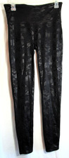 Spanx Black Camo High Rise Leggings Size Large EUC