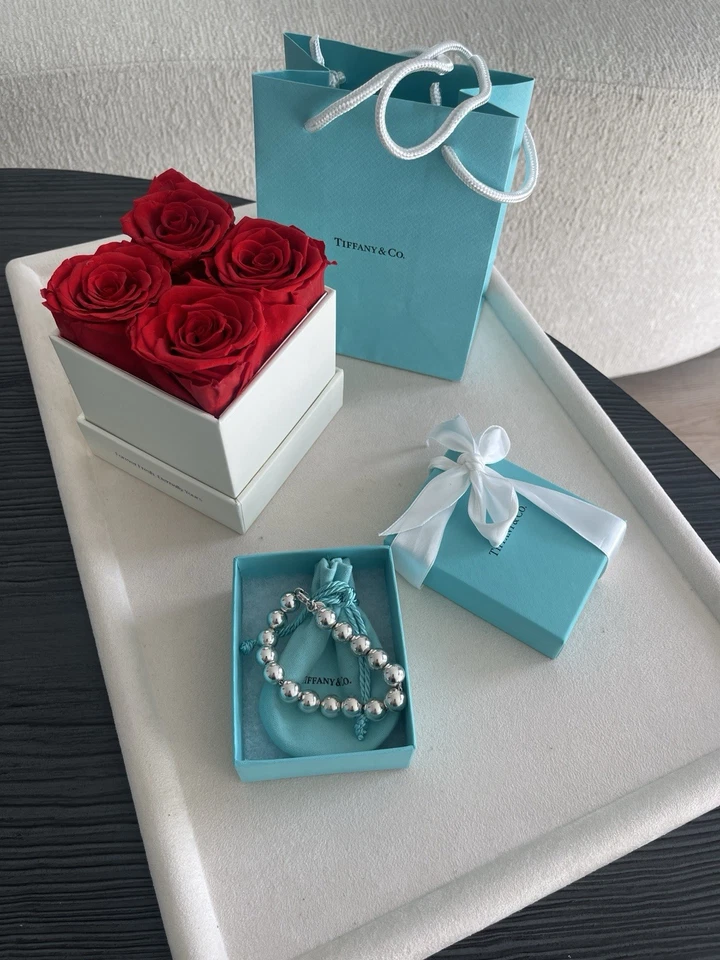 Authentic Tiffany Hardwear Ball Bracelet in Silver  7.5” NEW  $750 - Image 3 of 4