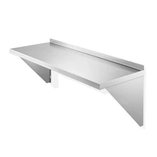 14" x 36" Stainless Steel Shelf, NSF Commercial Restaurant Kitchen Wall Shelves