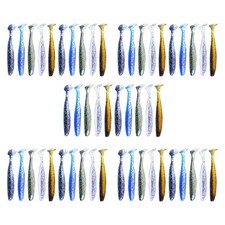 50Pcs Soft  Silicone Bait Wobbler Fishing  Fishing Accessories 5cm P3S43701
