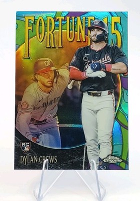 UNDER WRAPS ディラン・クルーズ Dylan Crews 2025 Topps Chrome #F15-11 Dylan Crews RC Fortune 15 Refractor