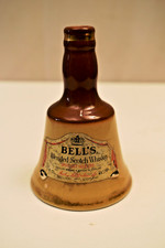 Vintage Cloche’S Scotch Whisky Vide Céramique Cloche Bouteille Wade Perth Écosse