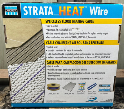 Laticrete Strata Heat Wire Cable System 120v 50' (15sq ft Coverage) 0804-0050-2