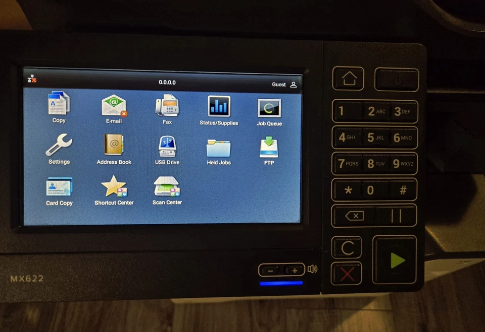 Lexmark MX622ade Laser Multifunction Printer - Monochrome - Full Toner Included  - Image 2 of 4