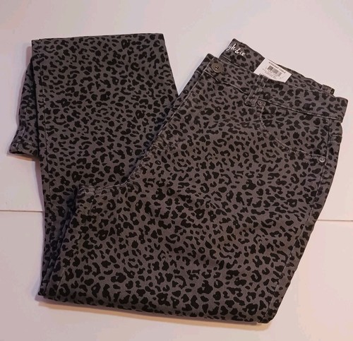Jeans Femme Style & Co. – Taille 6 – Coupe Skinny – Imprimé Animalier – Mi‑montant – Tissu Stretch Coton