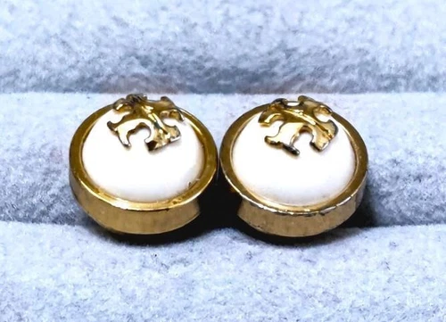 Tory Burch logo earrings 40196
