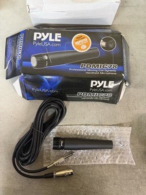 NEW PYLE Professional Moving Coil Dynamic Handheld Microphone PDMIC78