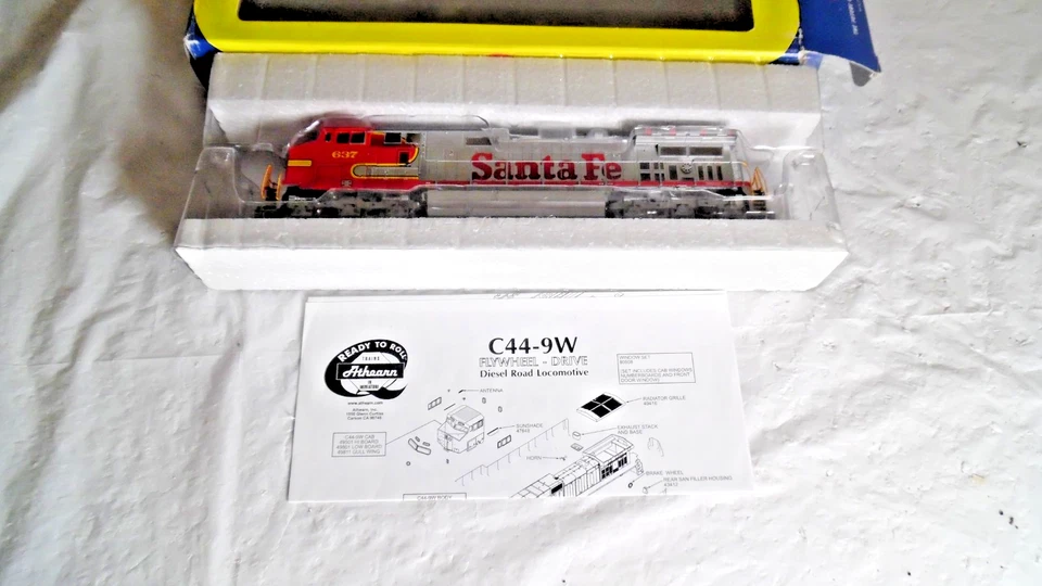 Athearn 80879  Santa Fe  Dash 9 44CW #4715 Ho 637 Dcc Quick Plug   Nib - Image 2 of 4