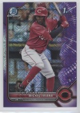 2022 Bowman Chrome Prospects Mega Box Purple Mojo Refractor Michel Triana 0m4q