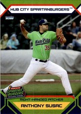 2025 Anthony Susac Choice Minor League Rookie Card Hub City Spartan Burgers