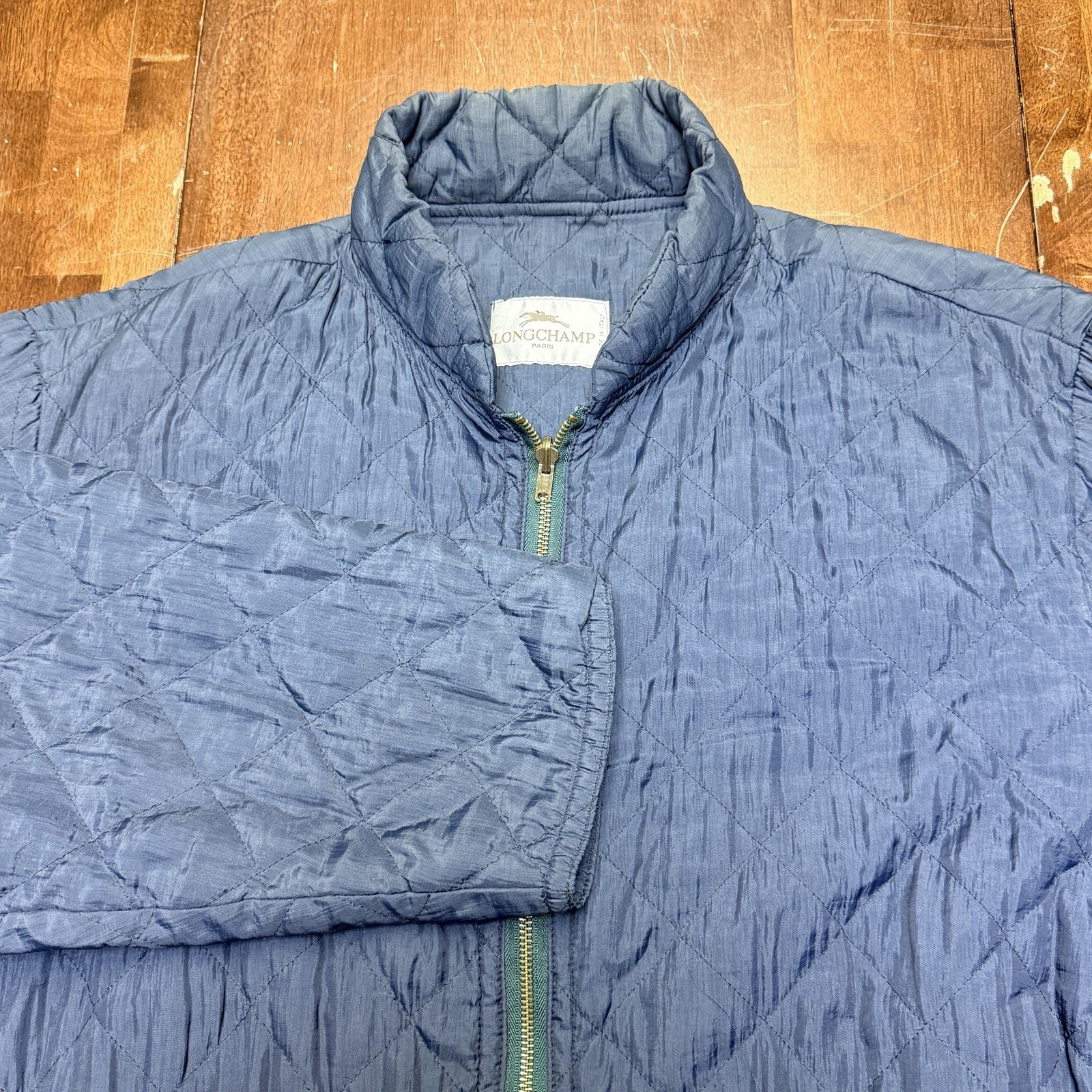 Longchamp Paris Men's Jacket Quilted Vintage 90's Size US Medium or EU 48 image 2