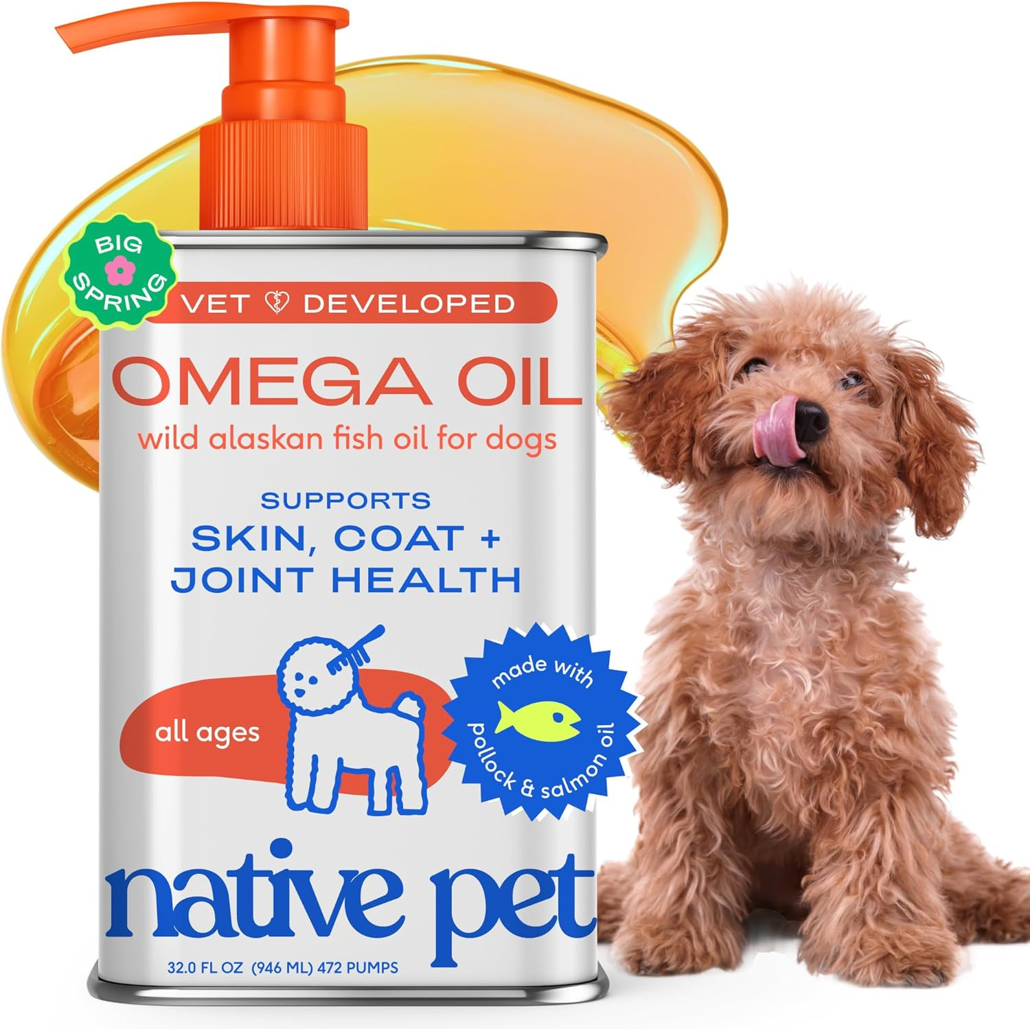For Dogs & Cats &ndash; Wild Alaskan Salmon Oil For Dogs Skin An