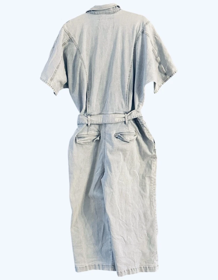 Women's Gloria Vanderbilt Christian Siriano Dolman-Sleeve Belted Jumpsuit Sz 16 - Image 2 of 4