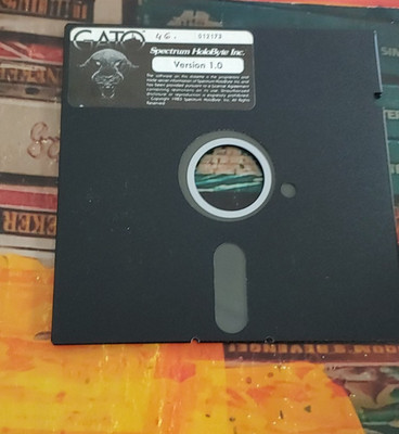 Gato (Spectrum Holobyte 1987) Commodore C 64 (Disk) working 8-bit classic #2
