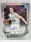 2025-26 Bowman Chrome Basketball Celtics Max Shulga RC Auto #BCA-MS