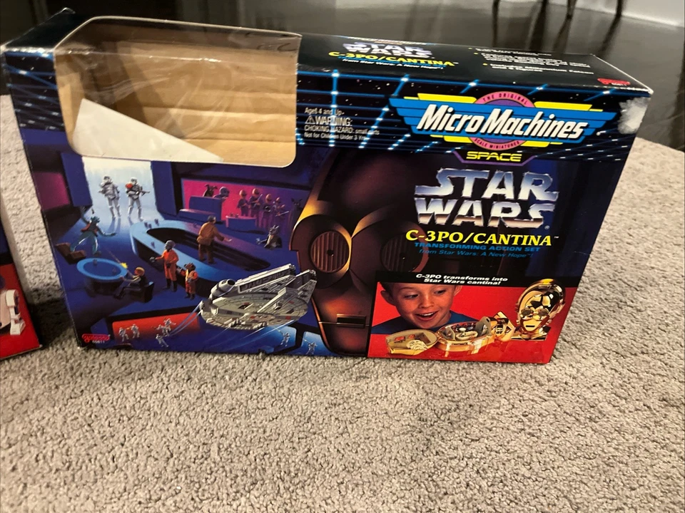 *SOLO CAJAS VACÍAS* De colección 1990 Star Wars Micro Colección Micro Máquinas 5 Caja Foto 4 de 4